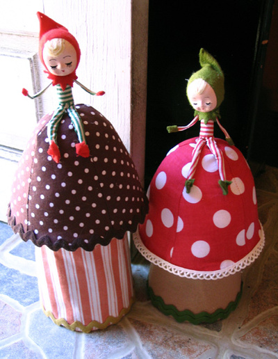 Whimsical Toadstool Doorstop