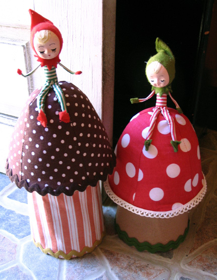 Whimsical Toadstool Doorstop