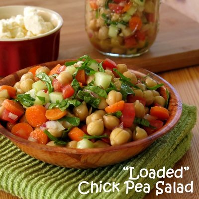 Loaded Chick Pea Salad