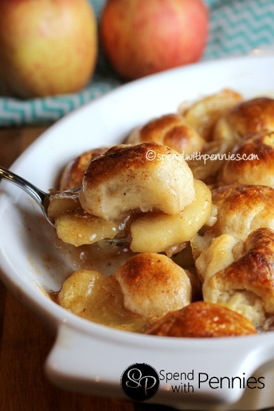 2-Ingredient Apple Dumpling Bake