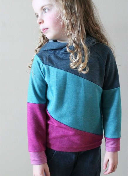 cozy color block sweater ir
