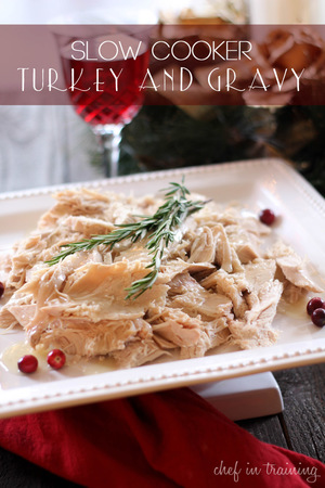 Slow Cooker Herb Turkey and Gravy