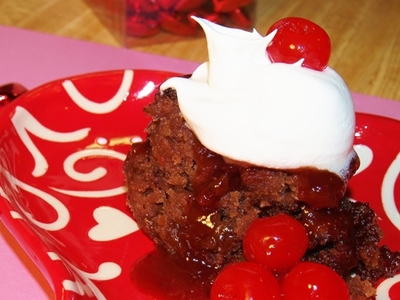 Cherry Cola Chocolate Cake with Spiced Rum Icing