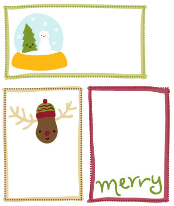 Adorable Printable Christmas Gift Tags | AllFreePaperCrafts.com