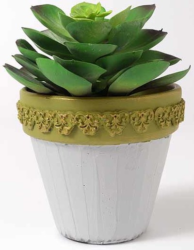 Faux Cement Clay Planter