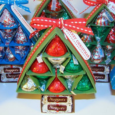Charming Christmas Trees Filled with Kisses