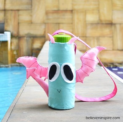 Darling Dragon Water Bottle Cover