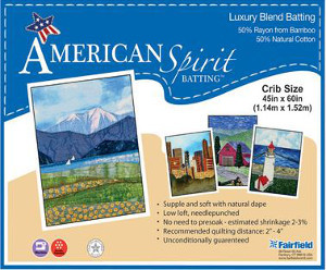 Luxury Blend American Spirit Batting from Fairfield