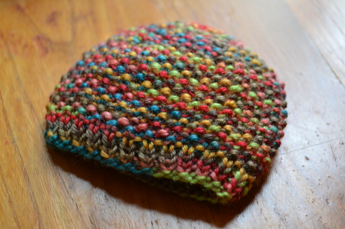 Free knitting pattern for hats for the homeless