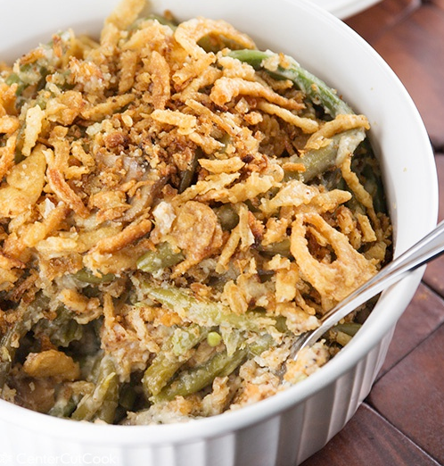 Cheesy Crunch Green Bean Casserole