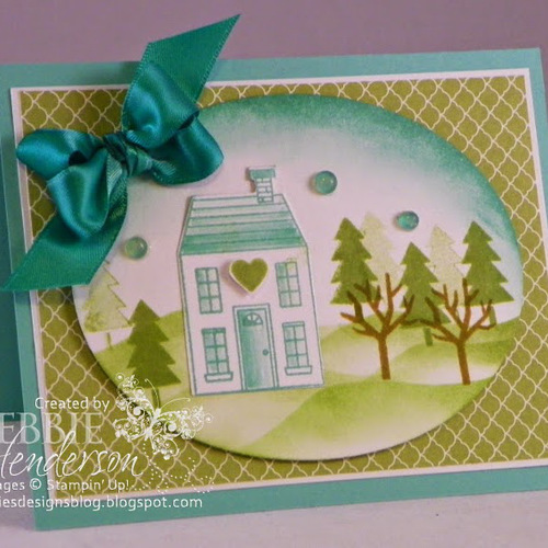 Home for the Holidays Card with Glue Dot Embellishment