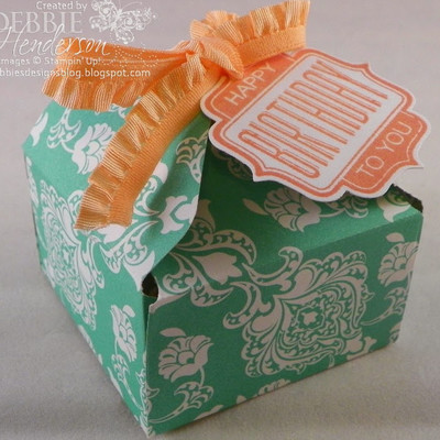 DIY Tie Tab Gift Box