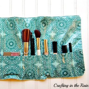 Roll-Up DIY Cosmetics Bag