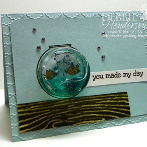 Gel Filled Fish Bowl Embellishment IMR