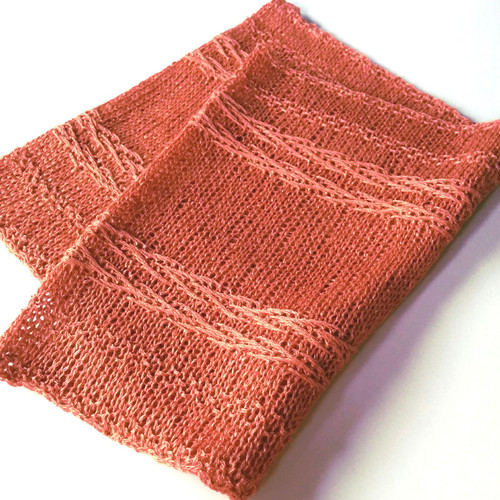 Linen Chevron Cowl