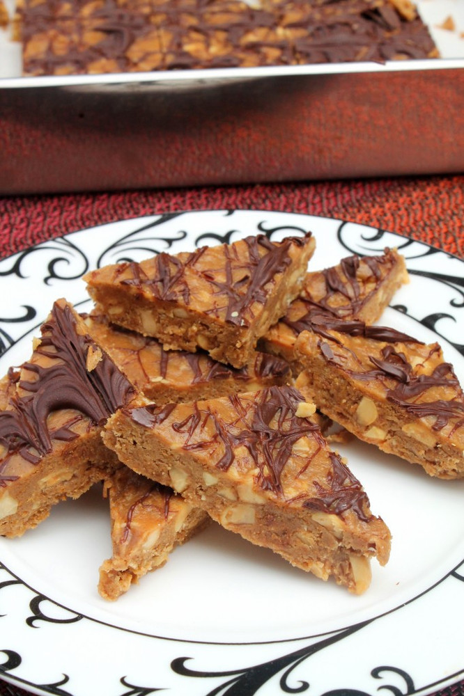 NoBake Peanut Butter Swag Bars