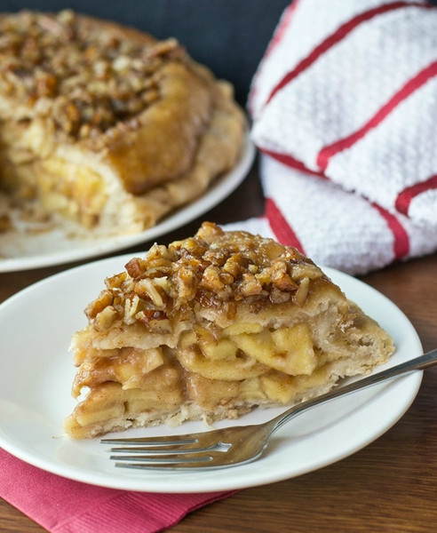 Unbelievable Upside Down Apple Dumpling Pie