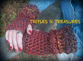 Single Skein Volcano Gloves