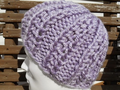 Lovely Ladders One Skein Hat