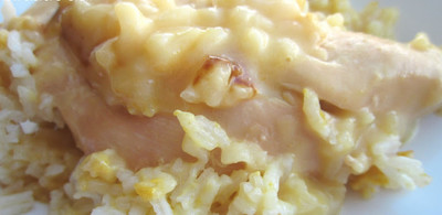 Slow Cooker 7UP Chicken and Rice