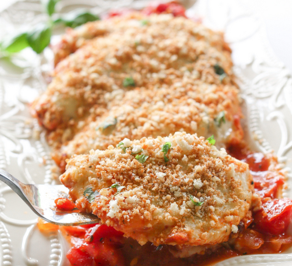 Crunchy Chicken Parmesan
