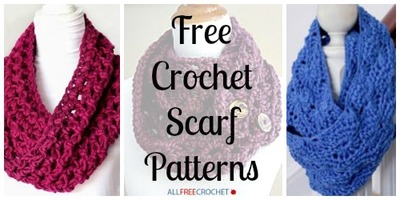 34 Free Crochet Scarf Patterns