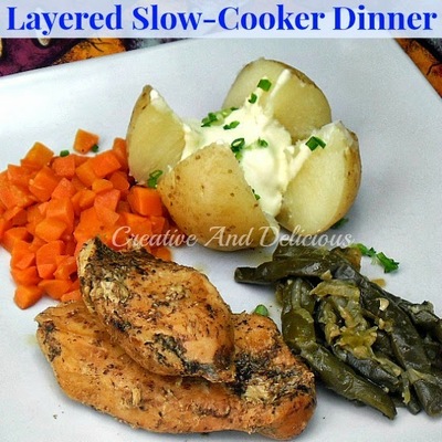Layered Slow Cooker Dinner