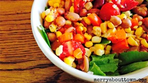 Easy Corn and Mixed Bean Salad