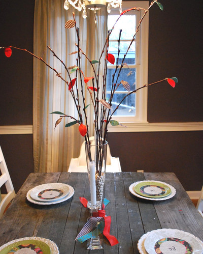 Thanksgiving Twig Centerpiece