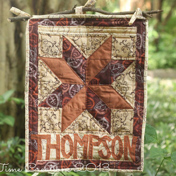 Cozy Quilted Fall Welcome Sign IMR