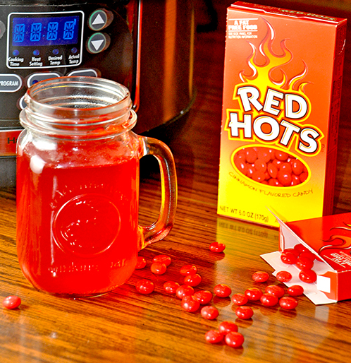 red hot cinnamon cider