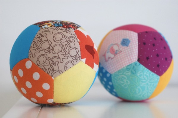 Quilted Patchwork Play Balls