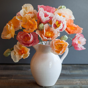 Tissue Paper Poppies