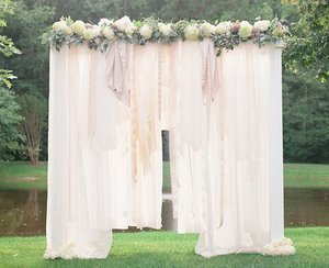 Breathtaking Bohemian Outdoor Wedding Altar