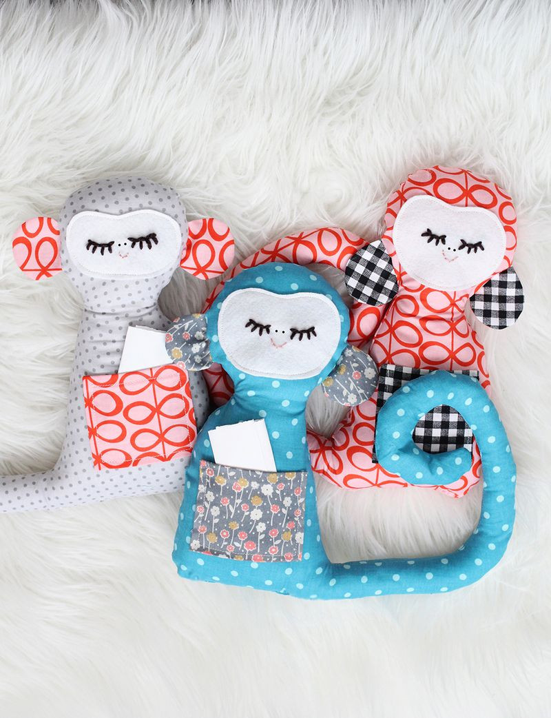 little notes sock monkey pattern allfreesewingcom