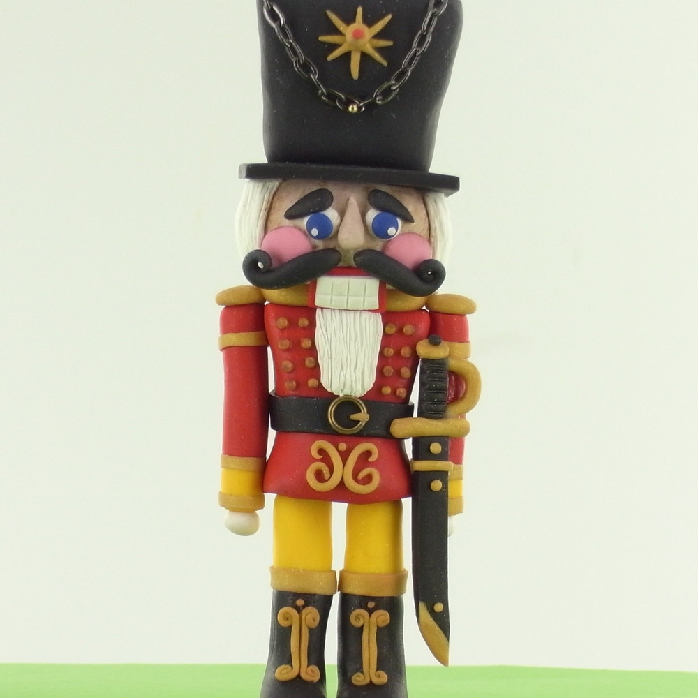 Diy Clay Christmas Nutcracker Allfreeholidaycrafts Com