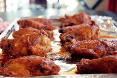 Slow Cooker Spicy Hot Wings