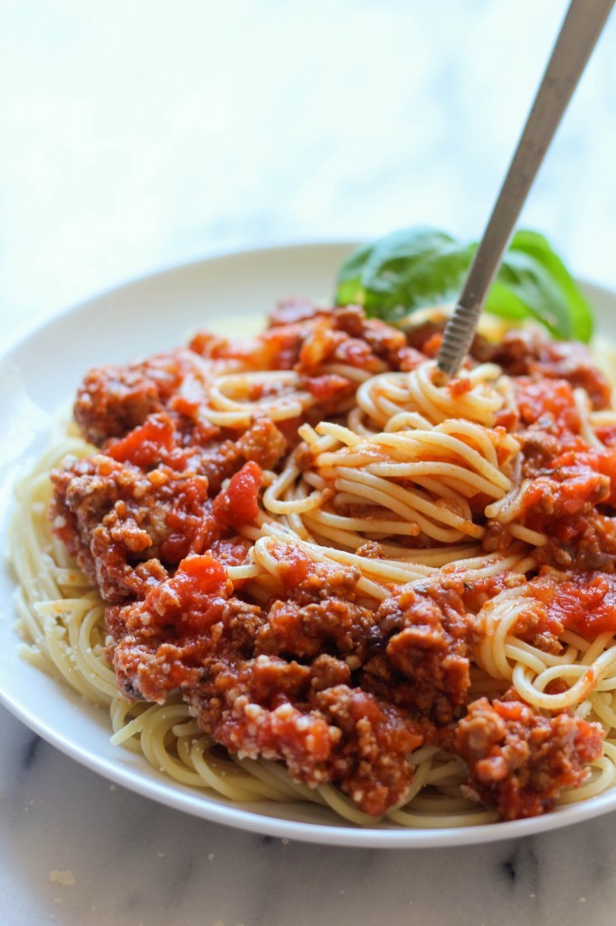 Slow Cooker Spaghetti Sauce | FaveHealthyRecipes.com