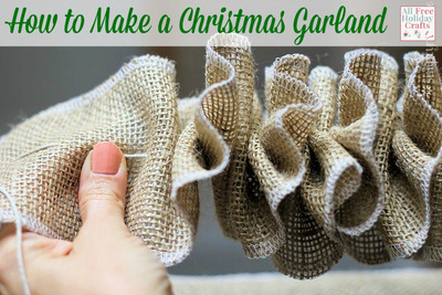 How to Make Christmas Garland