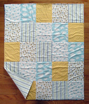 all fives baby quilt