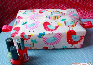 Boxy Cosmetic Bag Tutorial Allfreesewing
