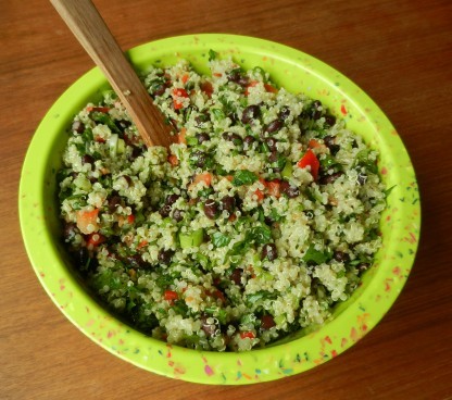 Quinoa Salad With Lime-Cilantro Dressing