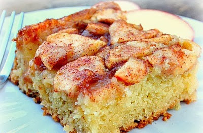 Apple-Topped Cream Cheese Coffee Cake 