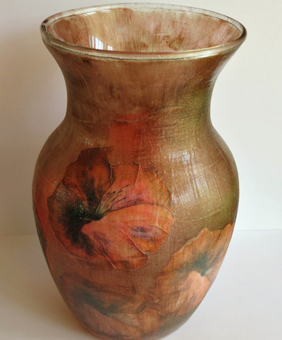 Lovely Hibiscus Shadow Vase