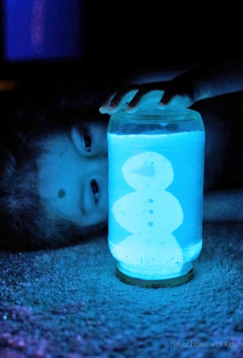 DIY Glow in the Dark Snow Globes