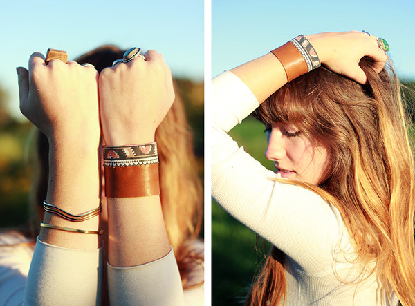 Southwestern DIY Leather Cuff