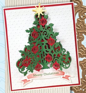 O Tannenbaum Die-Cut Christmas Card | FaveCrafts.com