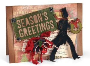 Victorian Inspired Christmas Card