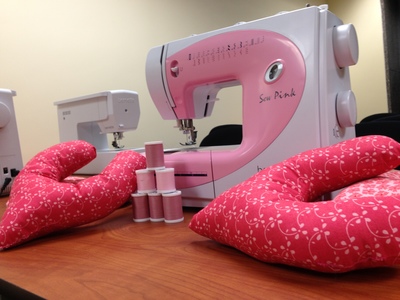Hands-on-Heart Breast Cancer Pillow Drive