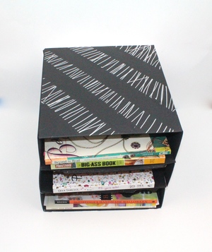 Paper Box Desk Organizer